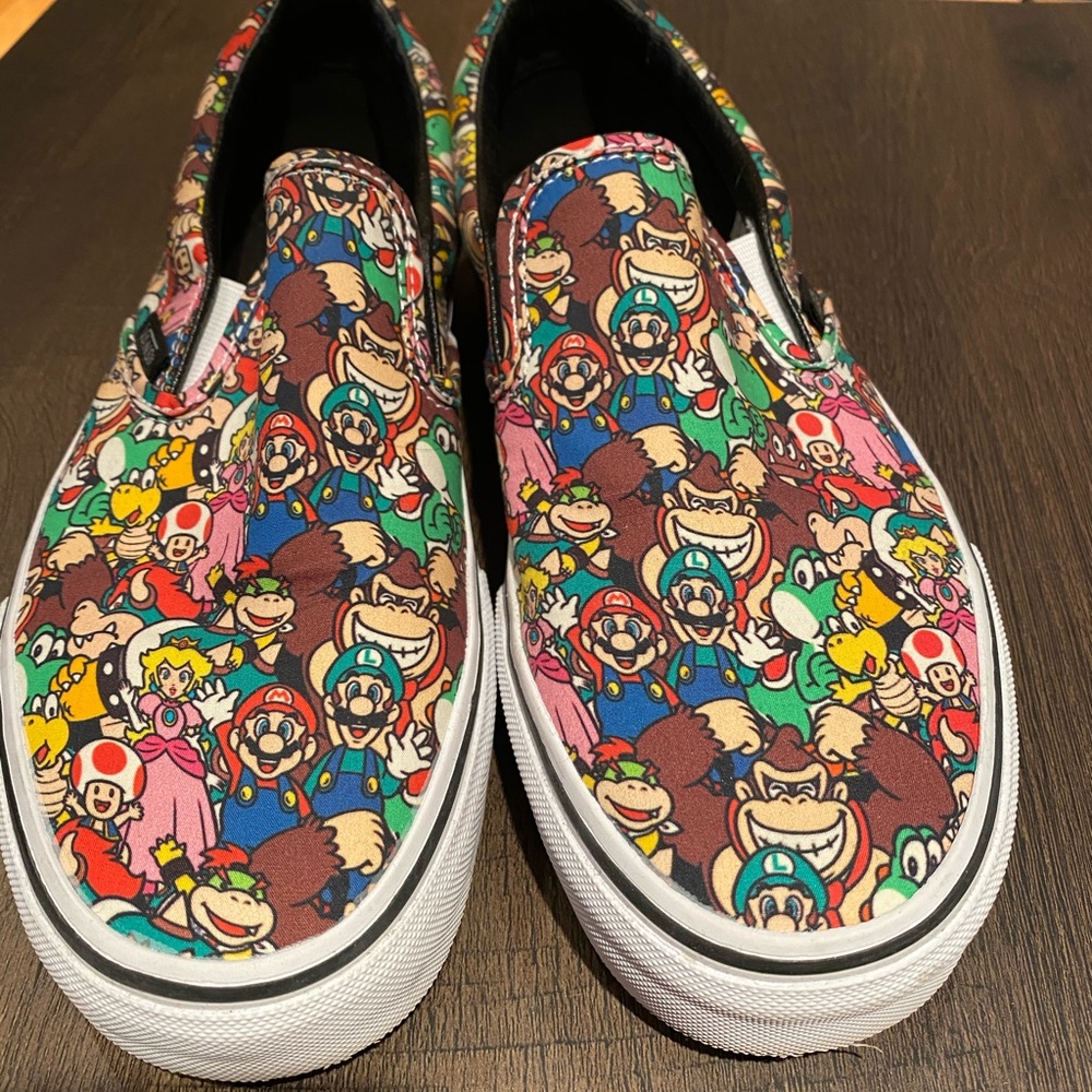 Vans Super Mario Slip On - Size 7 Men’s